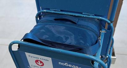 Правила перевезення ручної поклажі в S7 Правила перевезення багажу s7 airlines