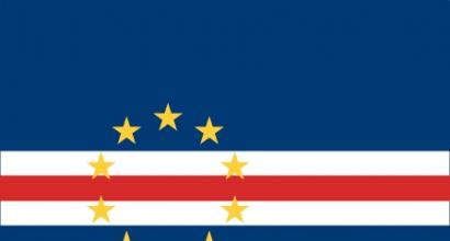 El archipiélago de Cabo Verde.  Historia de Cabo Verde.  Bandera del estado de Cabo Verde
