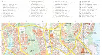 Detailed map of Helsinki - streets, house numbers, districts