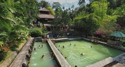 Sorgenti termali vicino al lago Batur