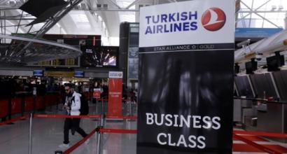 Turkish Airlines: check-in for flights in Russian