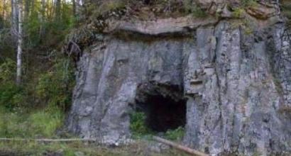 — Descent to the Borodinskaya cave in Khakassia