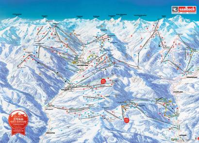 Kde stráviť perfektnú zimnú dovolenku: lyžiarske strediská Saalbach-Hinterglemm a Kaprun