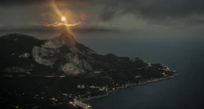 Pasivaikščiokite Kush-kaya virš Batilimano